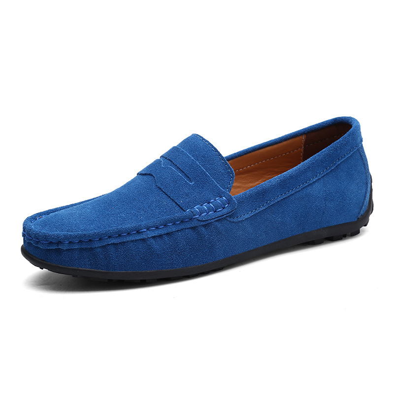 Korean Style Fashion Matte Gommino Men's Fashion Driving Shoes foto 3