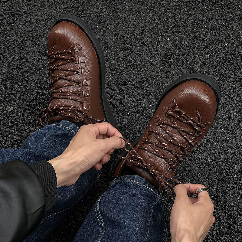 British-style Men's Shoes, Edgy And Stylish Leather Shoes For Men foto 4