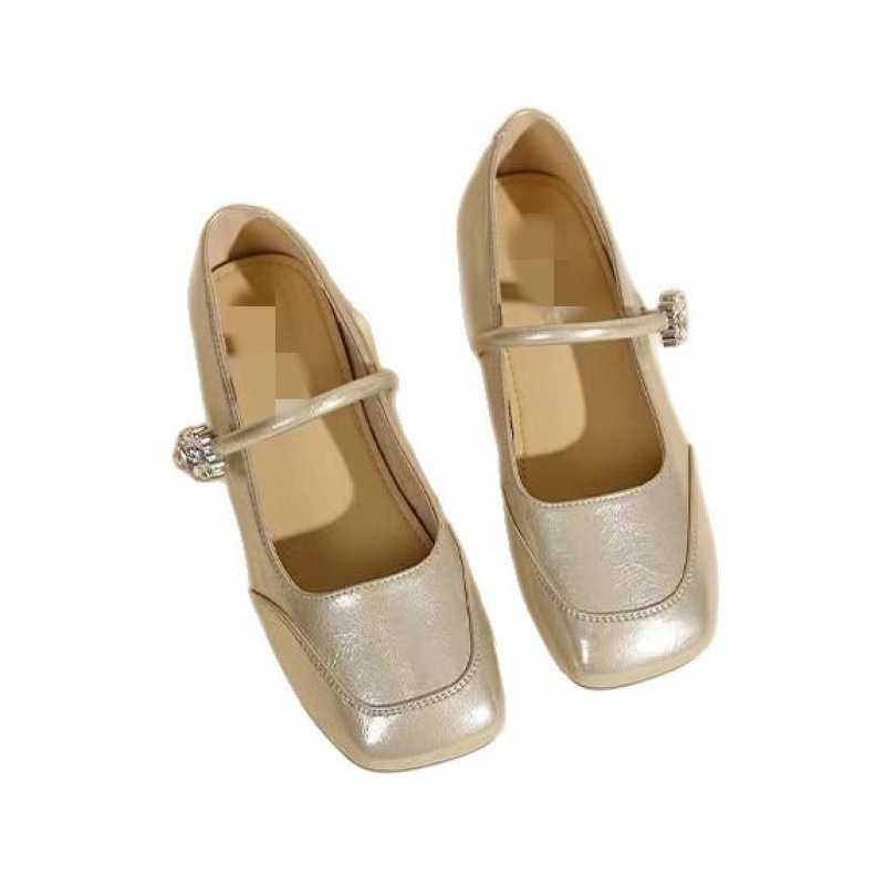 New-style Mary Jane Shoes With A Skirt Flat Evening Pumps foto 4