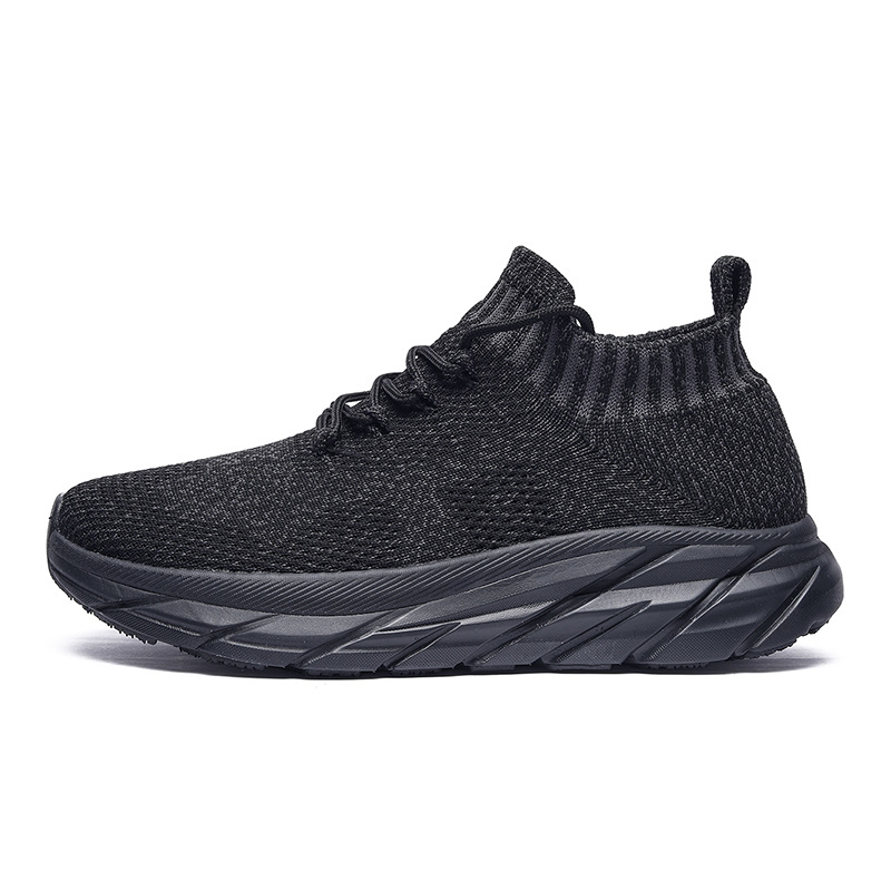 Stretch Sock Shoes Men's Plus Size Flyknit Height Increasing Leisure Sneaker foto 5