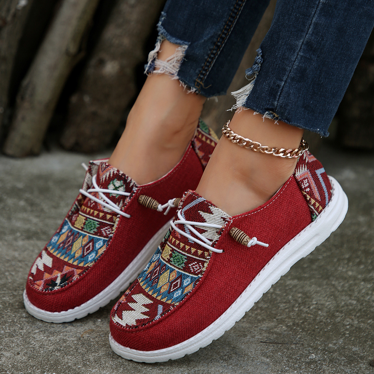 Slip-on Casual Pumps Soft Bottom Old Beijing Cloth Shoes foto 5