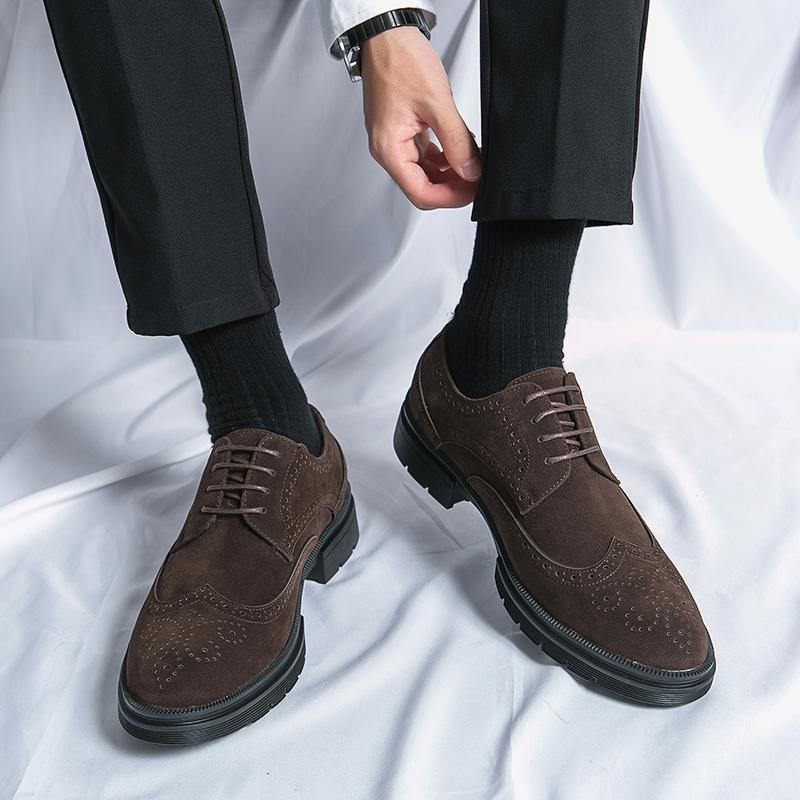 Leather Shoes Men's Formal Wear Business British Style Casual Summer foto 2