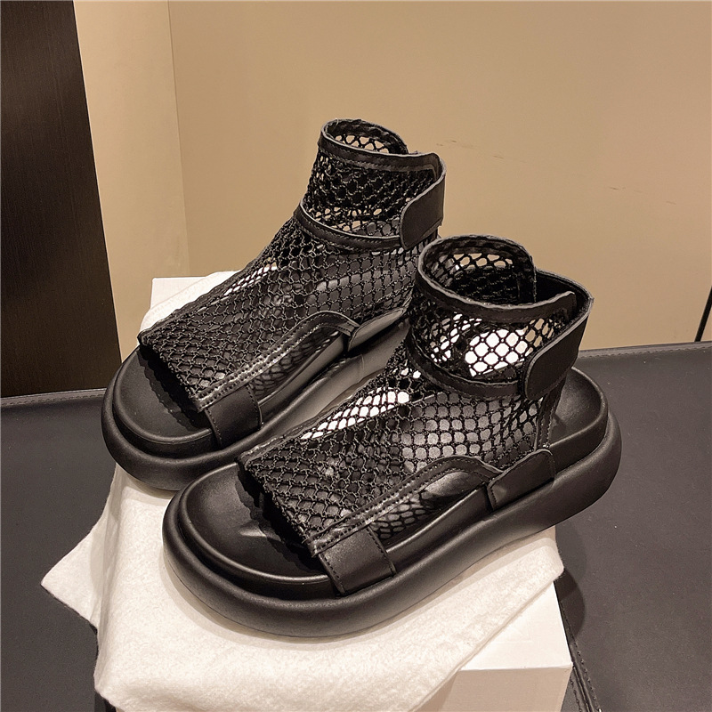 Knitted Hollow-Out Sandals Women's Summer New Style foto 5