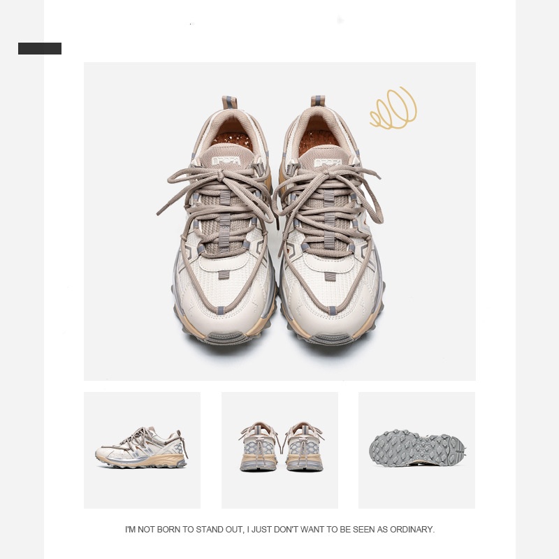Retro Functional Dad Sneaker Lovers Breathable Hiking Shoes foto 3