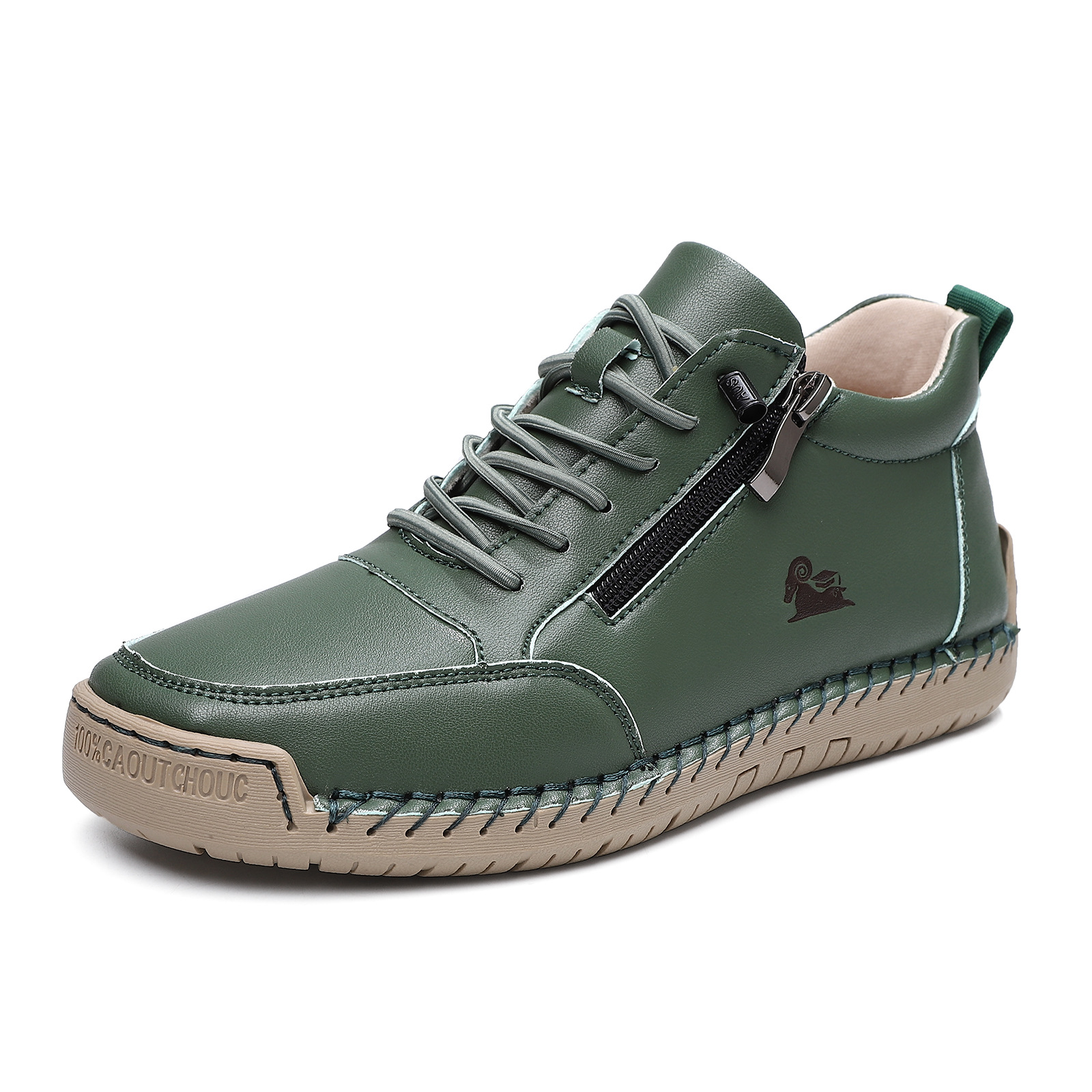 Handmade Stitching Female Soft Bottom Flat Shoes Casual foto 2