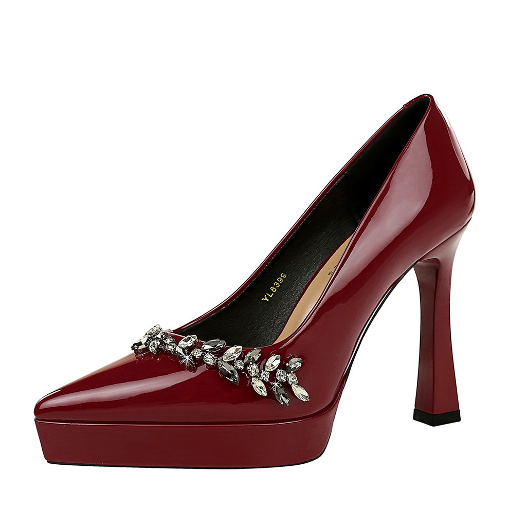 Patent Leather Platform Stiletto Pumps For Women foto 2