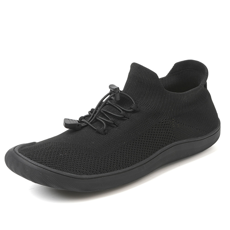 Outdoor Large Size Mid-calf Flying Woven Five-finger Wide Head Breathable Non-slip Men's Casual Pumps foto 3