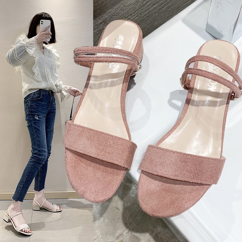 Women's Korean-style Low-heeled Sandals foto 5
