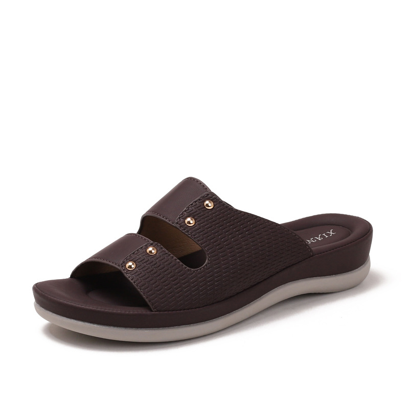 Womens Stylish Bohemian Beach Sandals For Outdoor Wear foto 2