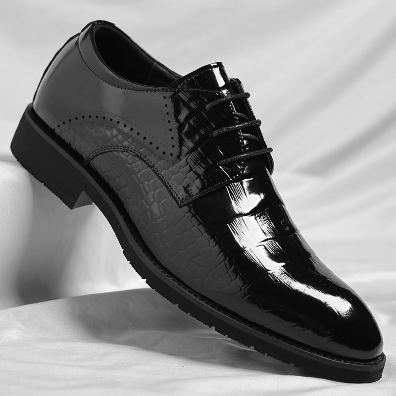 Business Glossy Fashionable Men's Shoes foto 5