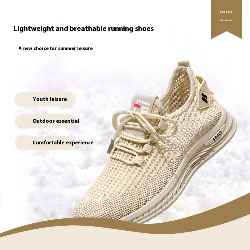 Summer Men's Leisure Pajamas Soft Bottom Mesh Shoes foto 5