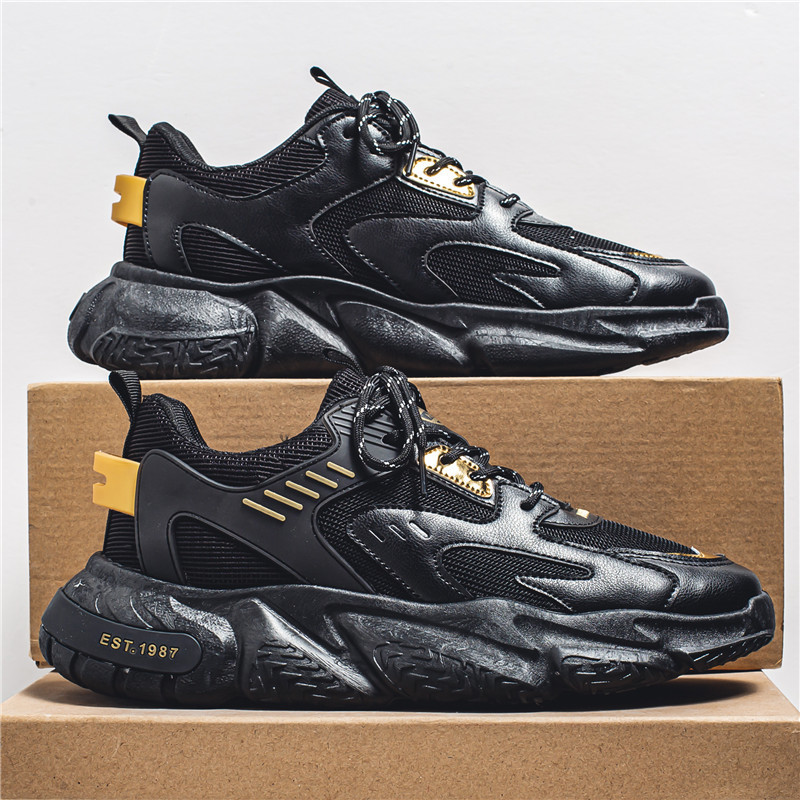 Mens Mesh Sports-casual Height-increasing Shoes foto 2