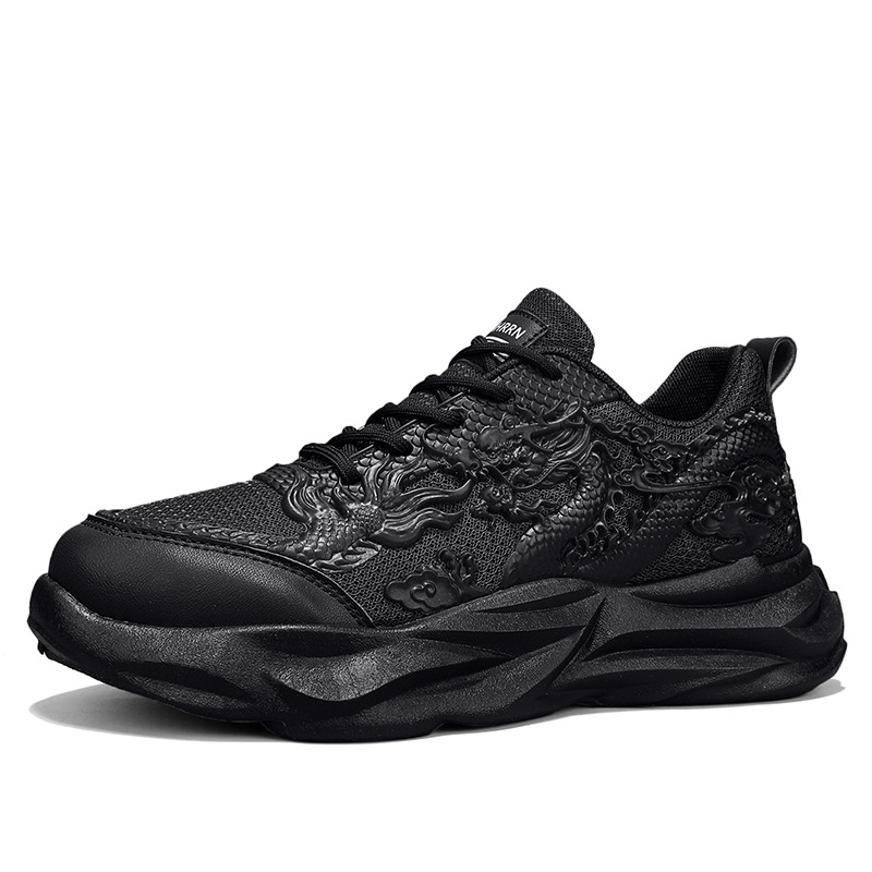Chinese Loong Breathable Casual Fly Knit Sneakers foto 2