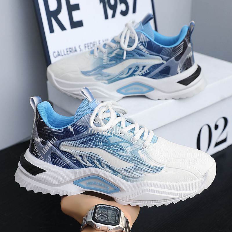 Spring Student Sports Casual Mesh Clunky Versatile Trendy Shoes Breathable Shoes Men foto 5