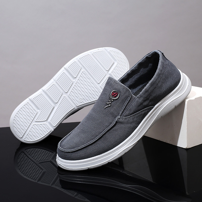 Old Beijing Cloth Shoes Men's Plus Size Canvas foto 2