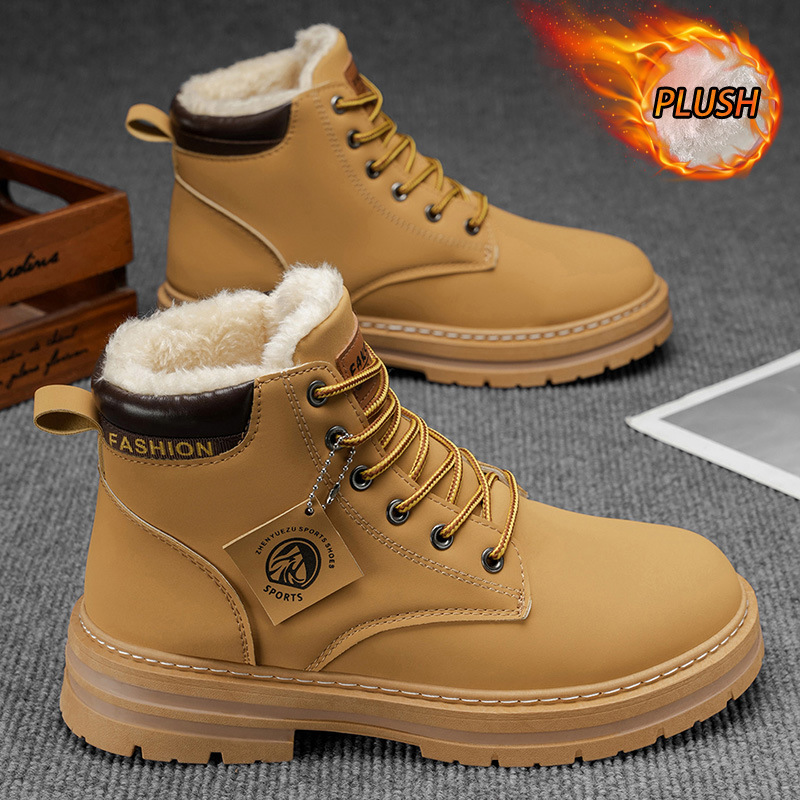 Men's Vintage Versatile Casual Boots foto 4