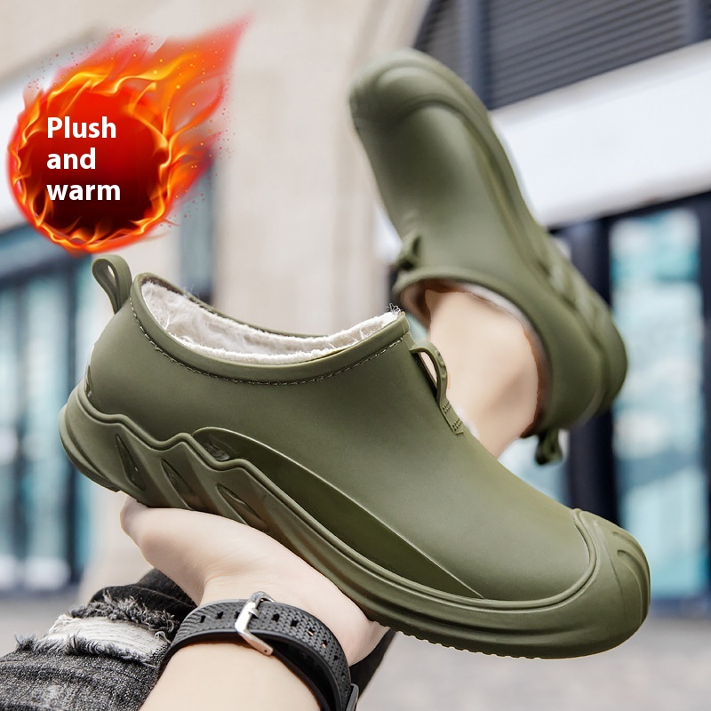 Fashion Personality New Rain Boots Short Men's foto 3
