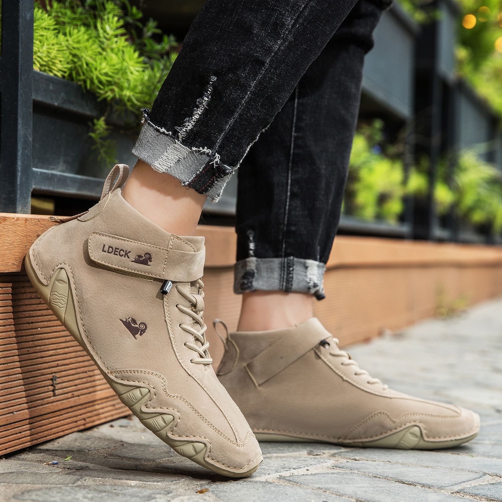 Outdoor Casual Sports High-top Large-size Octopus-style Martin Boots foto 2
