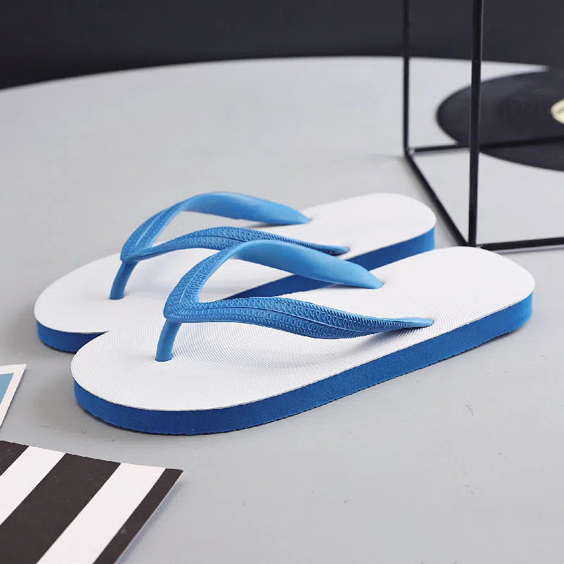 Flip-Flops Rubber Sole Wear-resistant Non-slip Deodorant Beach Flip-flops foto 5