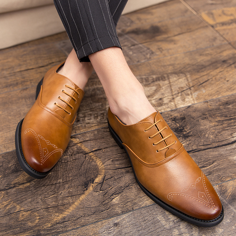 Men's Shoes Korean Style British Tide Shoes Casual Business foto 4