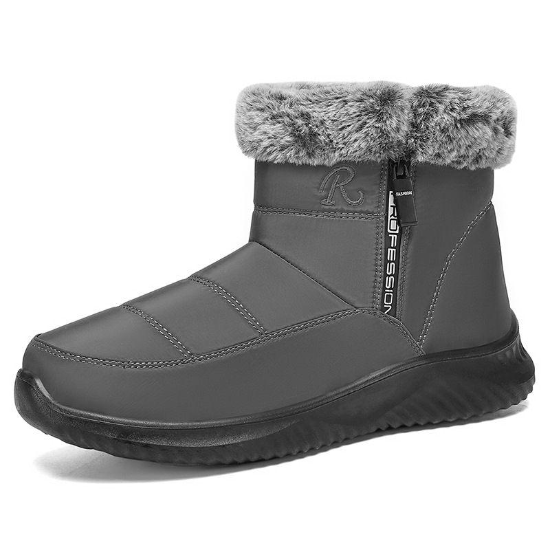 Cotton-padded Shoes Men's High-top Cotton Boots Fleece-lined Thick foto 5