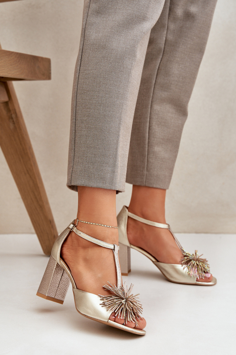 Sandalen op hak Step in style