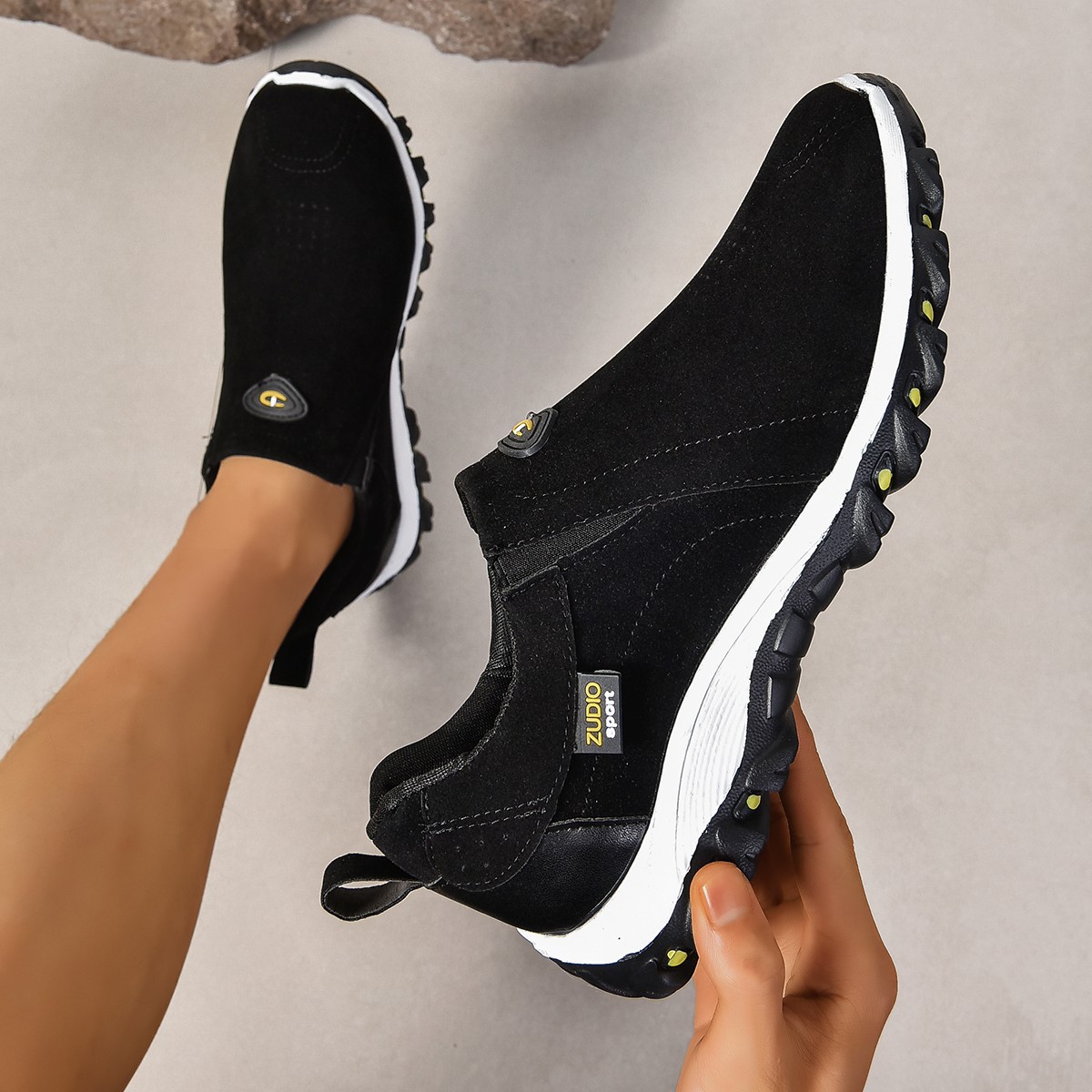 Fashion Round Head Shallow Mouth Men's Thin Shoes foto 5