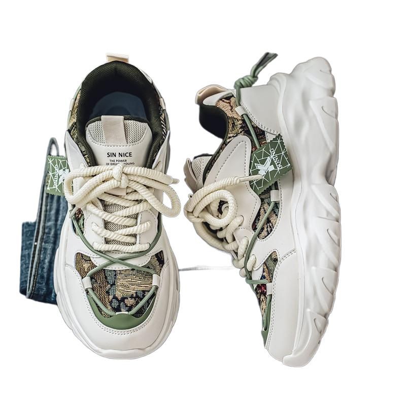 Mens Trendy Breathable Lightweight Chunky Sneakers foto 3