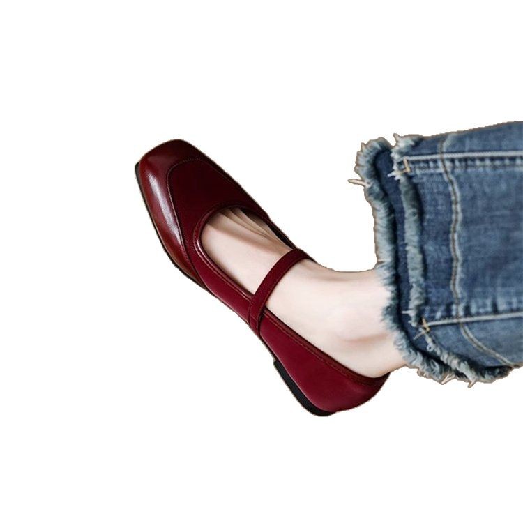 French Style Mary Jane Shoes Women's Flat Bottom foto 4