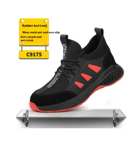 Labor Protection Shoes Anti-smashing And Anti-stab Safety Shoes Non-slip Comfortable Comfortable Protective Footwear Work Shoes foto 5