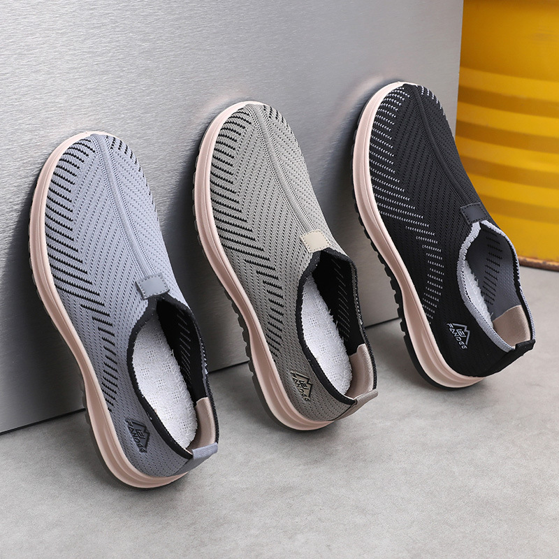 Breathable Soft Bottom Lightweight And Wear-resistant Leisure Sports All-match Slip-on Men's Thin Shoes foto 4
