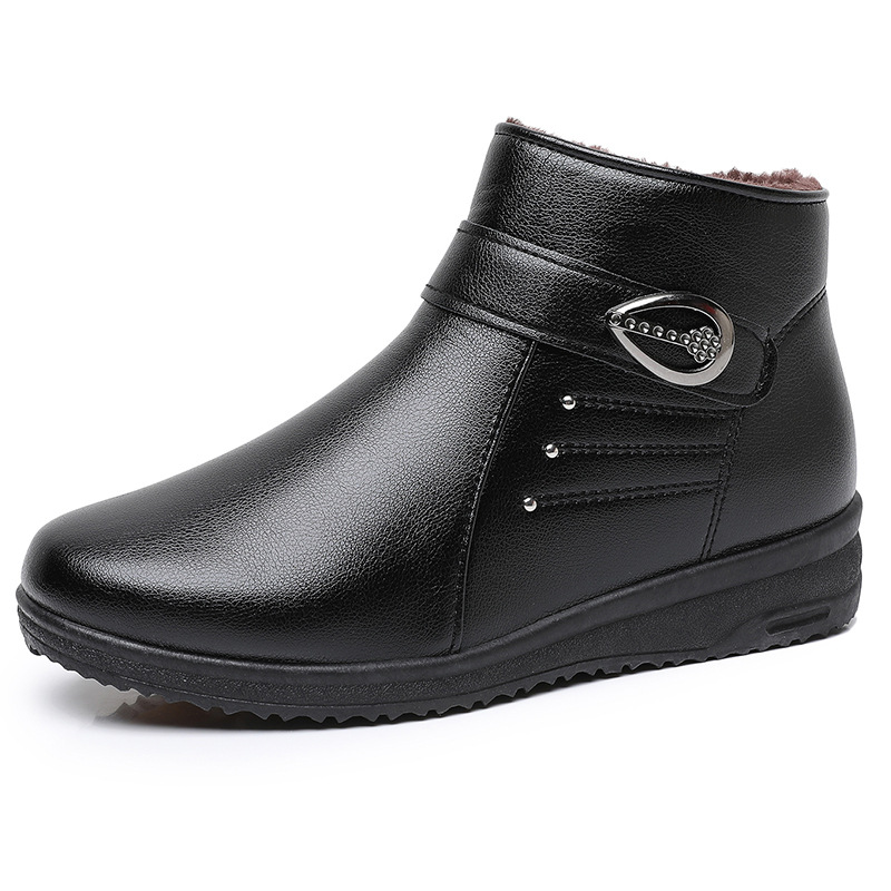 Soft-soled Non-slip Flat-bottomed Plus Velvet Women's Shoes foto 4