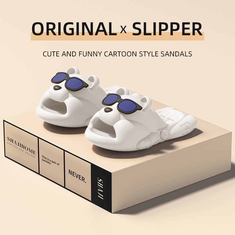 Cute Slippers Men's Indoor Home Non-slip foto 2