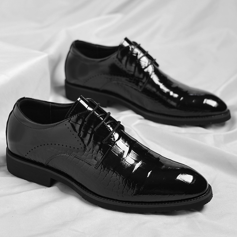 Business Glossy Fashionable Men's Shoes foto 4