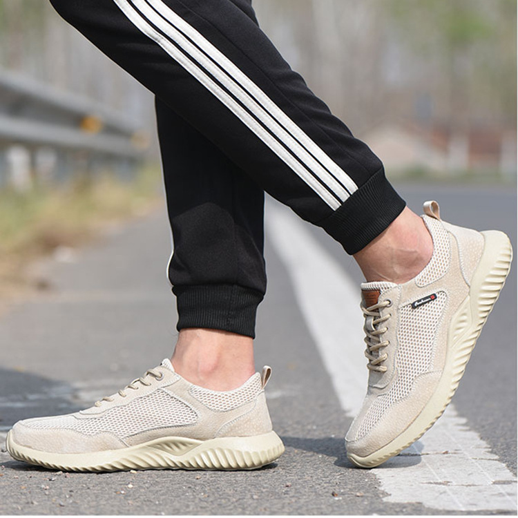 Flyknit Protective Shoes Breathable Mesh Anti-smashing And Anti-penetration Safety Protection foto 5