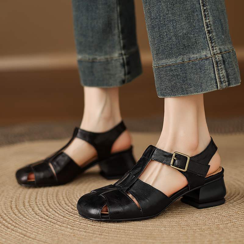Super Comfortable Super Soft Sheepskin Roman Sandals foto 2