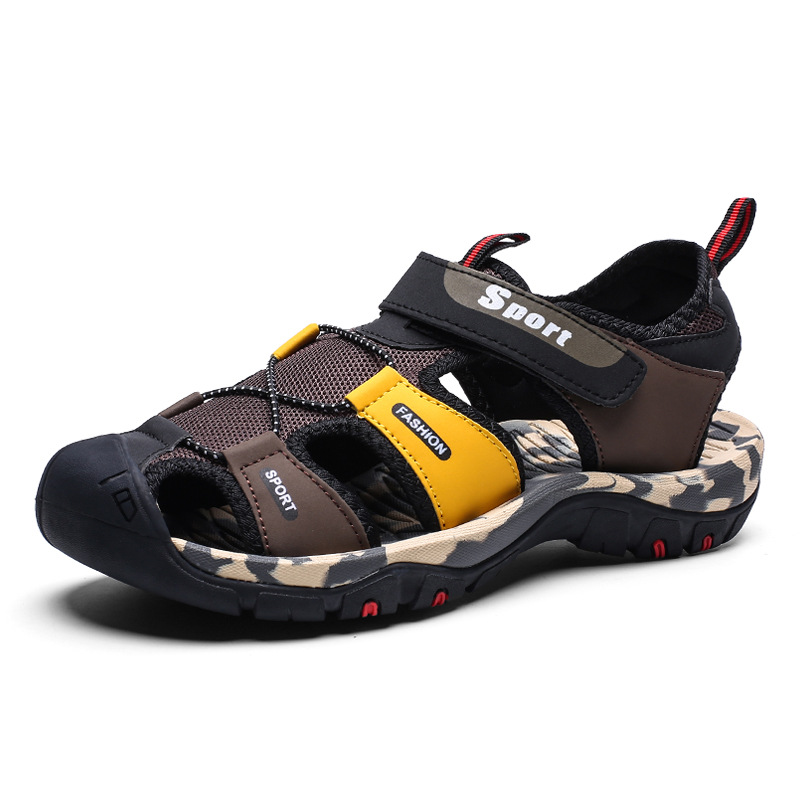 Men's Sandals Camouflage Baotou Outdoor Beach foto 5