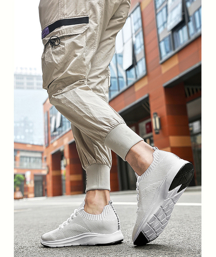 Men's Fashionable Breathable Casual Hidden Heel Sneaker foto 3