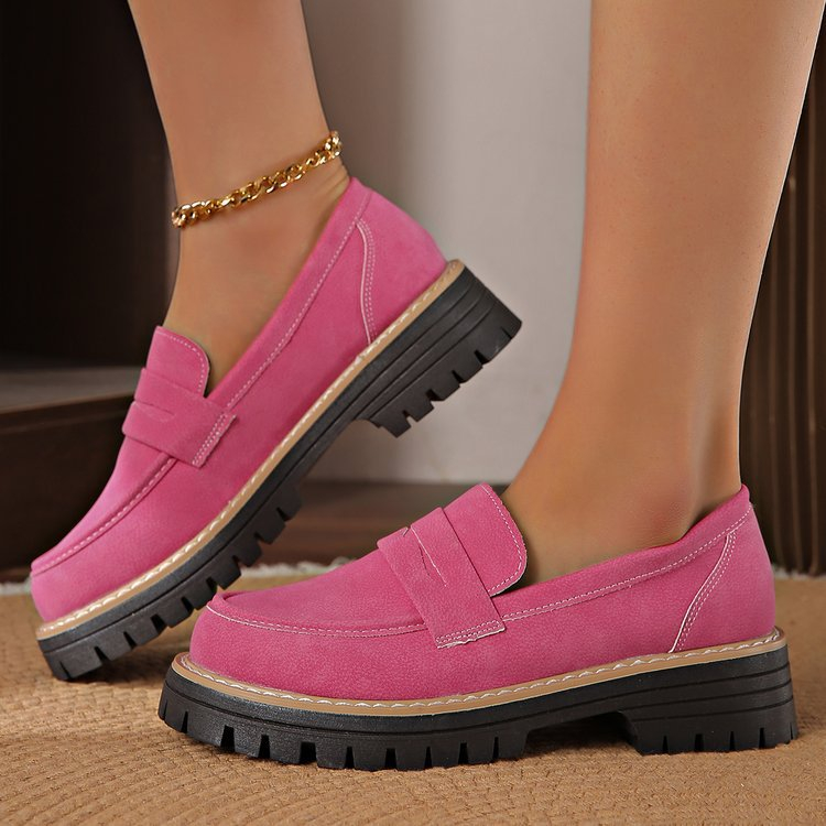 Leather Plus Size Casual Women's Shoes foto 5
