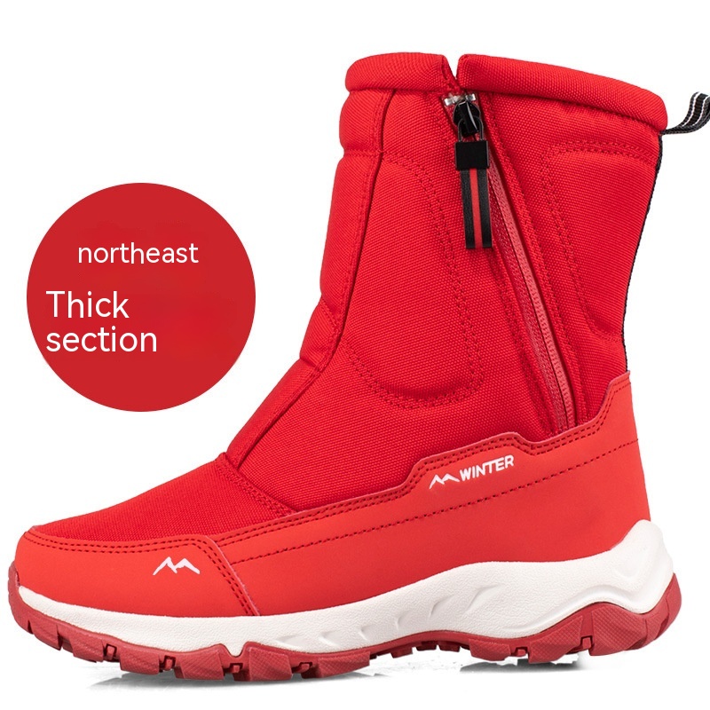 Waterproof Non Slip Warm Plush And Thick Cotton Shoes foto 3