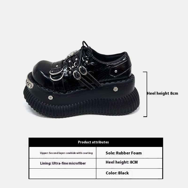 Platform Shoes Women's Sweet Cool Hot Girl Gothic Platform Shoes Dark foto 5