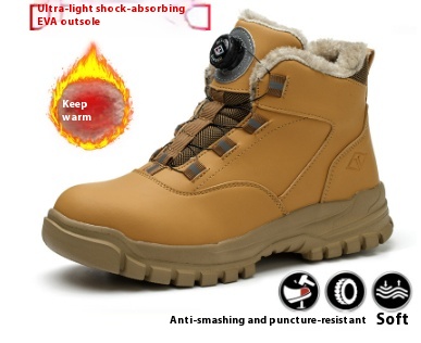 High Top Safety Shoes For Men All Seasons Anti-smash And Anti-puncture foto 2