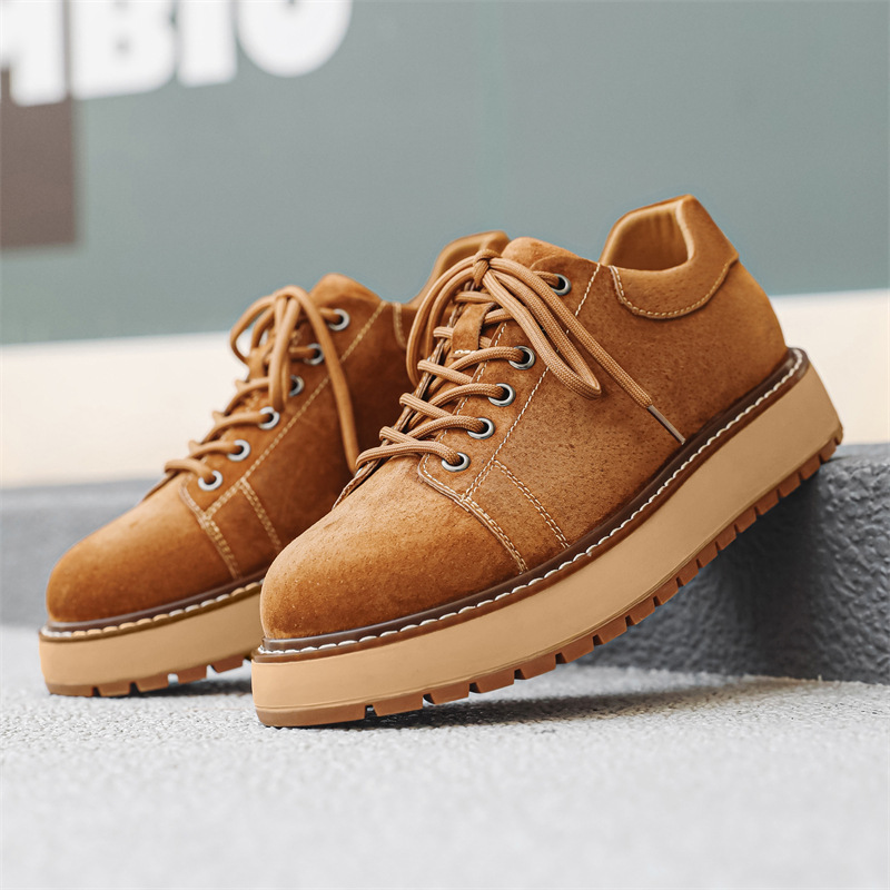 Japanese-style Retro Casual Shoes Men's Platform Joker Martin Boots foto 3