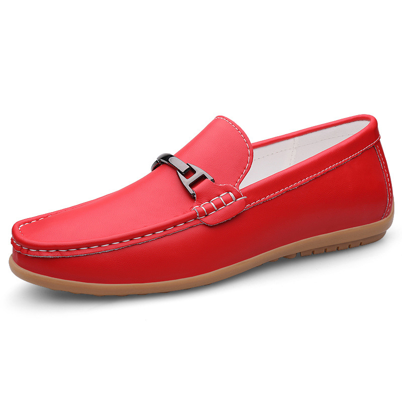 Men's Large-Size Breathable Leather Casual Shoes foto 3