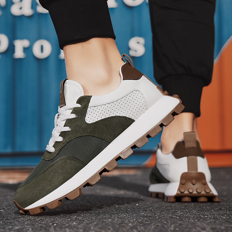 Men's Shoes Sports Casual Leather Dad Shoes foto 4