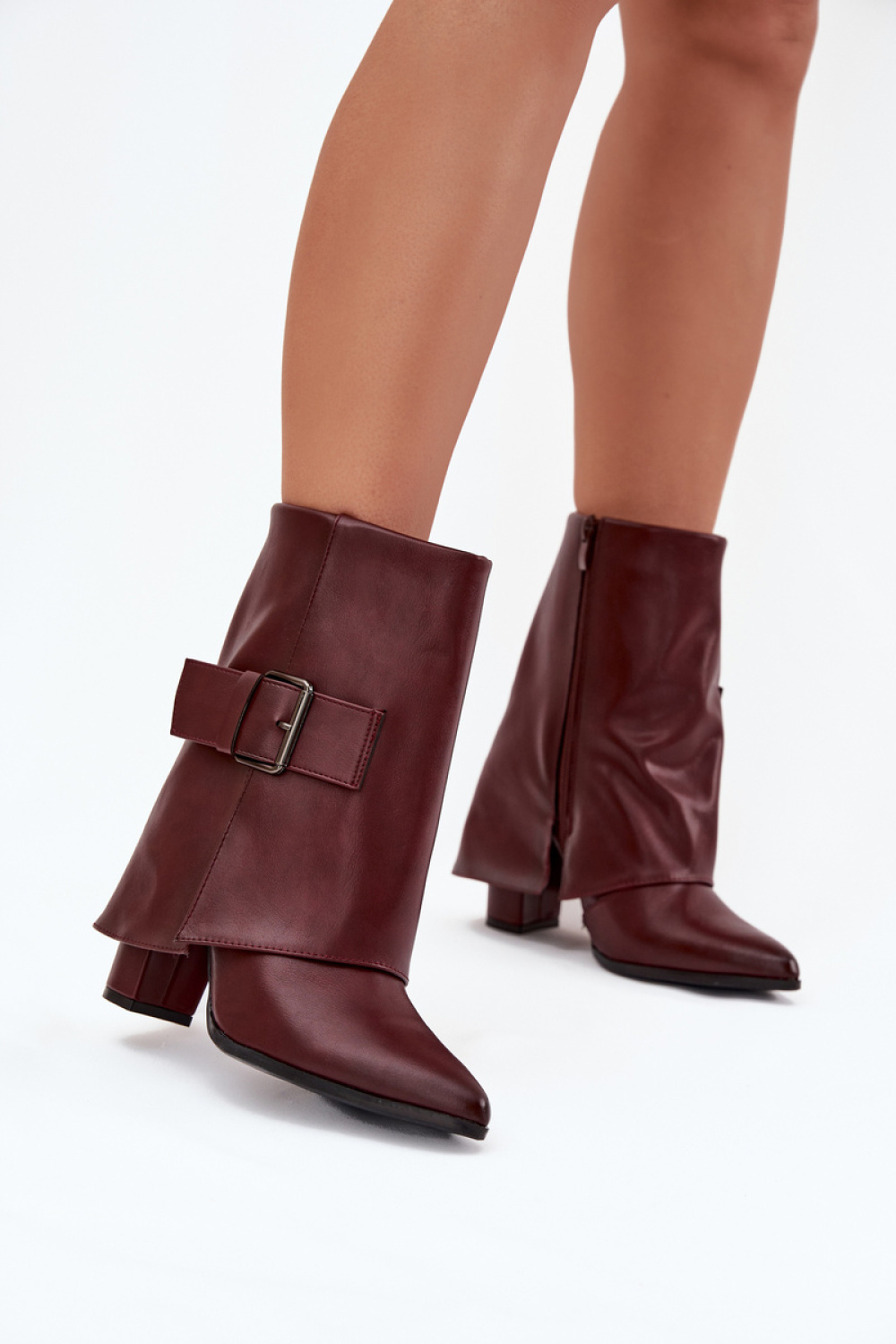 Laarsjes met hoge hak Step in style
