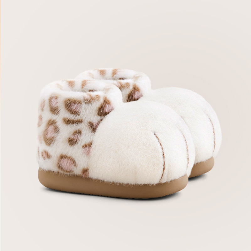 Women's Plush Mid-top Bag With Furry Cat Paw Snow Boots foto 3