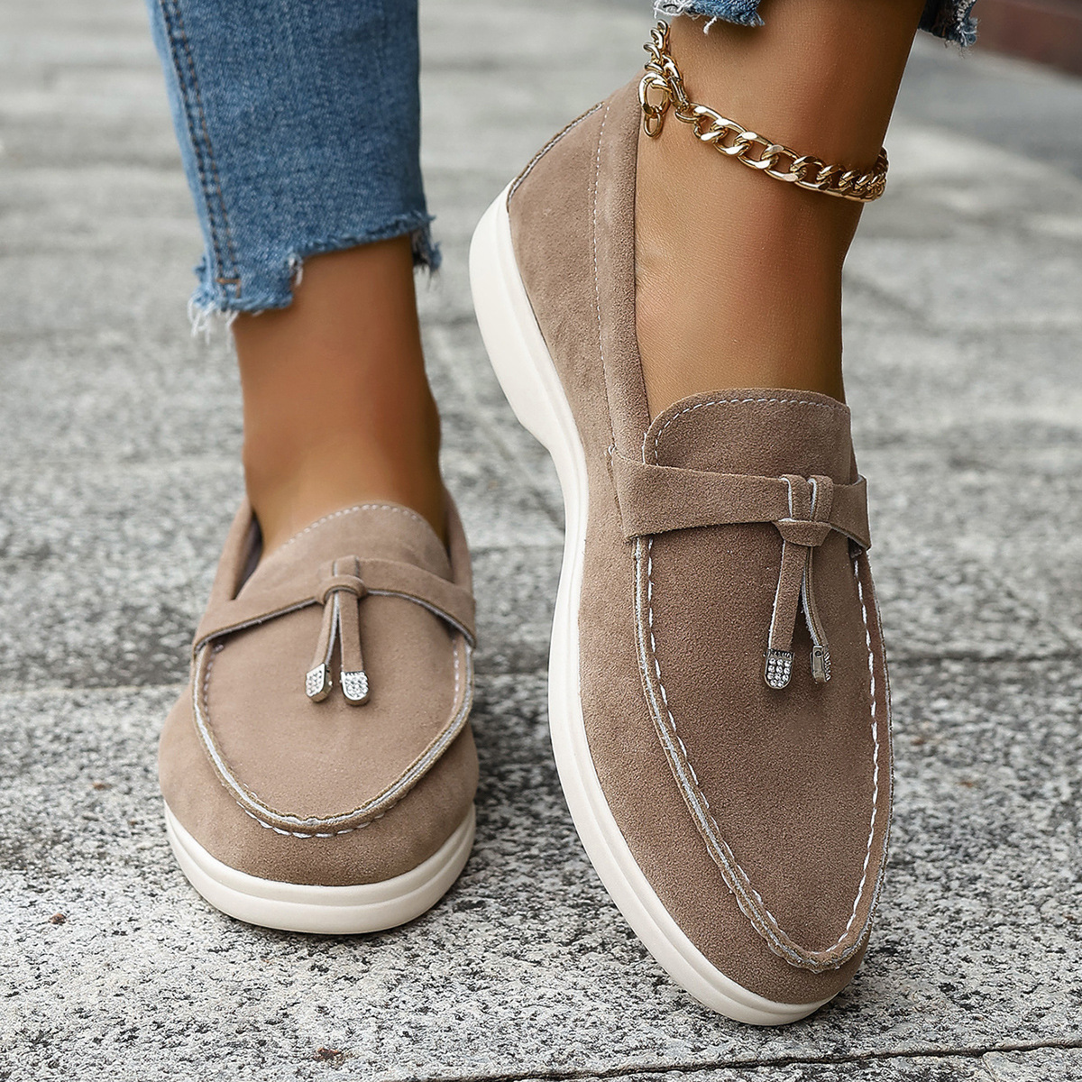 European And American Foreign Trade Slip-on Loafers Gommino foto 3