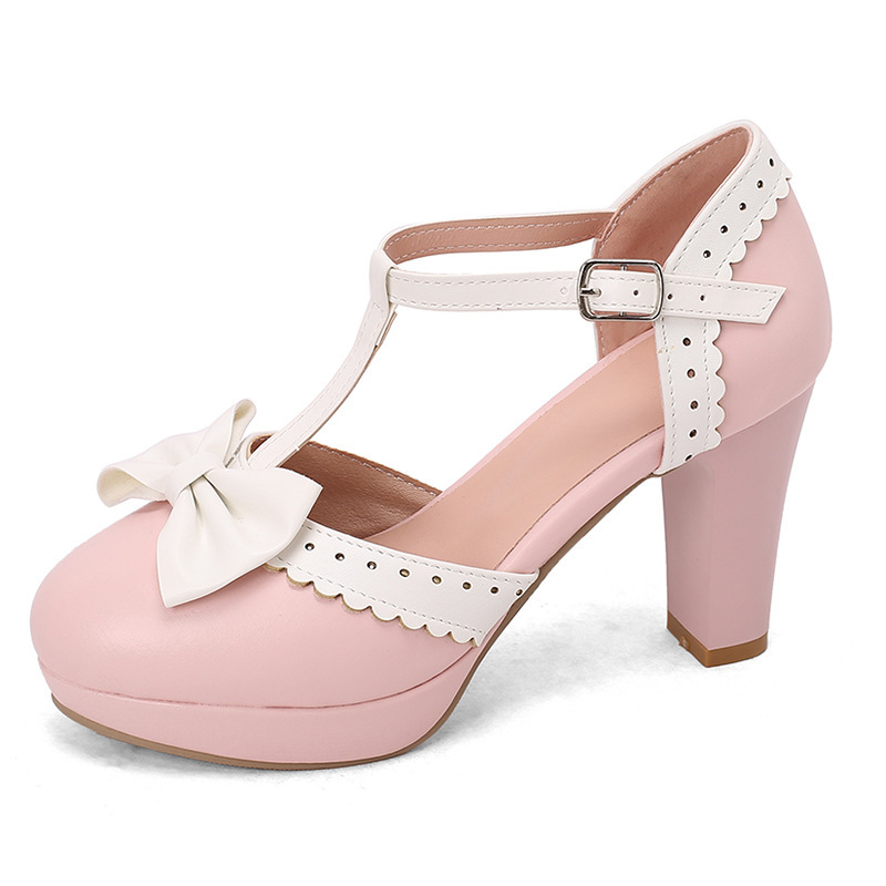 Bow-embellished Closed-toe Hollow-out High-heeled Sandals foto 3