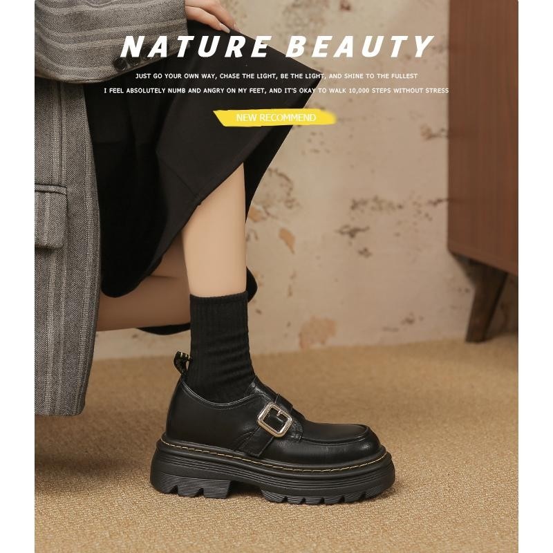 New Chunky-sole Retro Loafer Boots foto 2